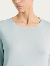 Maglia girocollo con manica lunga in Summertime Grigi Donna - Ragno