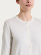 Cardigan con bottoni in Summertime Bianchi Donna - Ragno