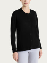 Schwarzer Summertime Cardigan mit Knöpfen - Ragno