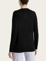 Schwarzer Summertime Cardigan mit Knöpfen - Ragno