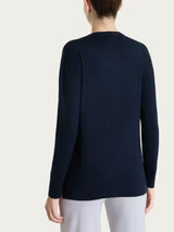 Cardigan con bottoni in Summertime Blu Donna - Ragno