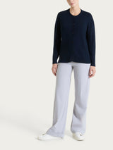 Cardigan con bottoni in Summertime Blu Donna - Ragno