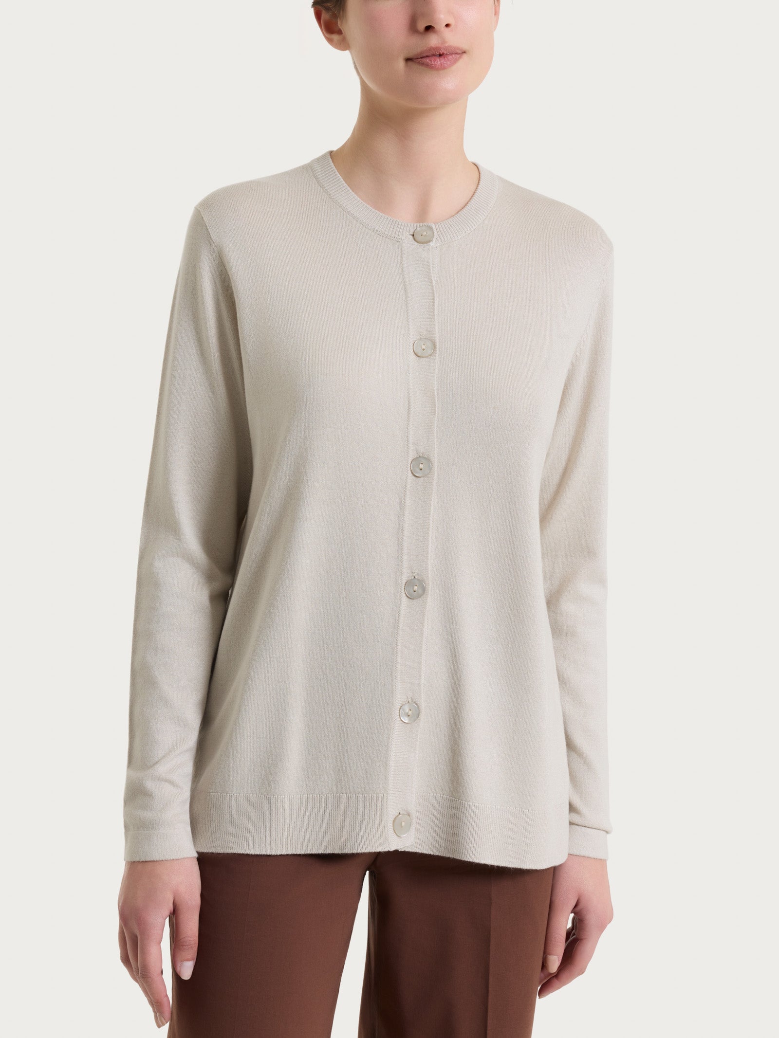 Cardigan con bottoni in Summertime Bianchi Donna - Ragno