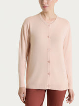 Cardigan con bottoni in Summertime Rosa Donna - Ragno
