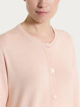 Cardigan con bottoni in Summertime Rosa Donna - Ragno