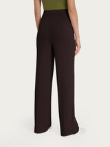 Pantalone ampio con tasche in jersey di viscosa crêpe Marroni Donna - Ragno