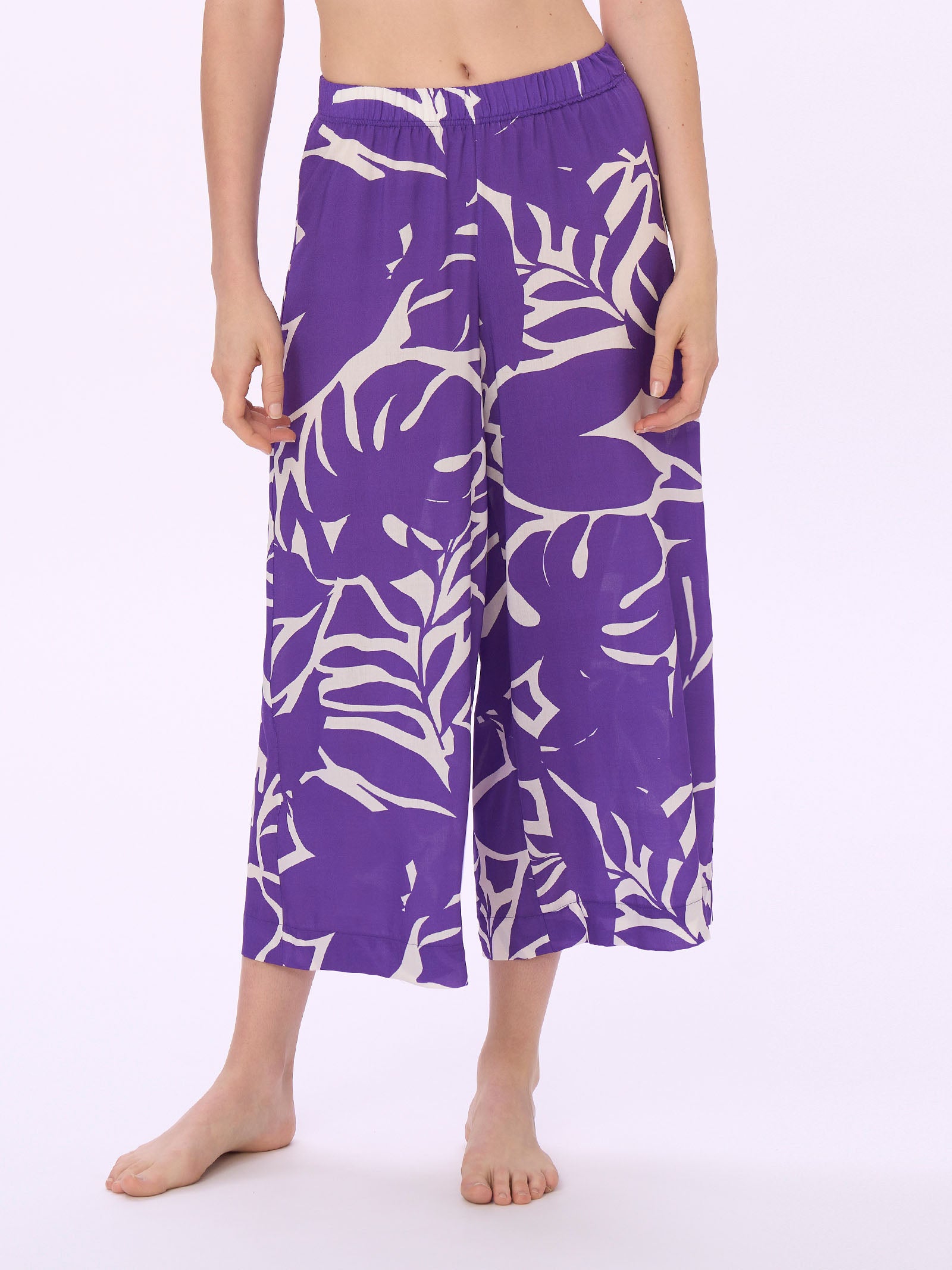 Pantalone Cropped in Viscosa Summer -  - Ragno