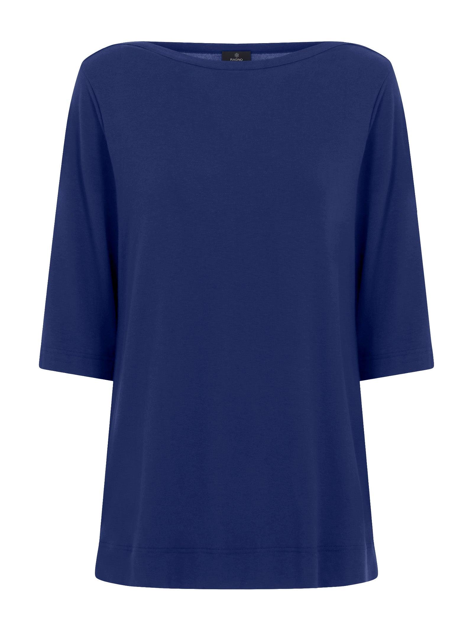 T-Shirt con manica 3/4 in misto viscosa -  - Ragno