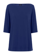 T-Shirt con manica 3/4 in misto viscosa -  - Ragno