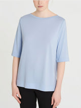 Maglietta con manica 3/4 in misto viscosa Azzurri Donna - Ragno