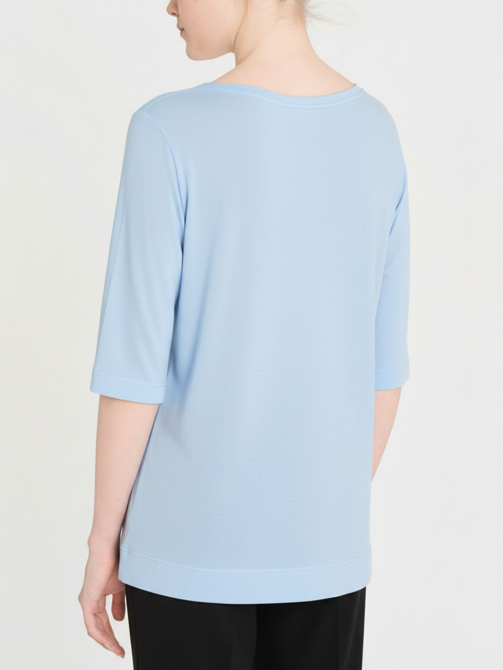Maglietta con manica 3/4 in misto viscosa Azzurri Donna - Ragno