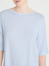 Maglietta con manica 3/4 in misto viscosa Azzurri Donna - Ragno