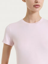 Maglietta girocollo chiuso in Ultralight Rosa Donna - Ragno