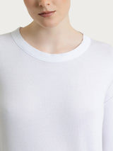 Maglietta tinta unita con manica 3/4 in Ultralight Bianchi Donna - Ragno