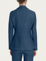 Blazer due bottoni in Light Denim Blu Donna - Ragno