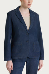 Blazer due bottoni in Light Denim Blu Donna - Ragno