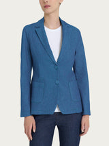 Blazer due bottoni in Light Denim Blu Donna - Ragno