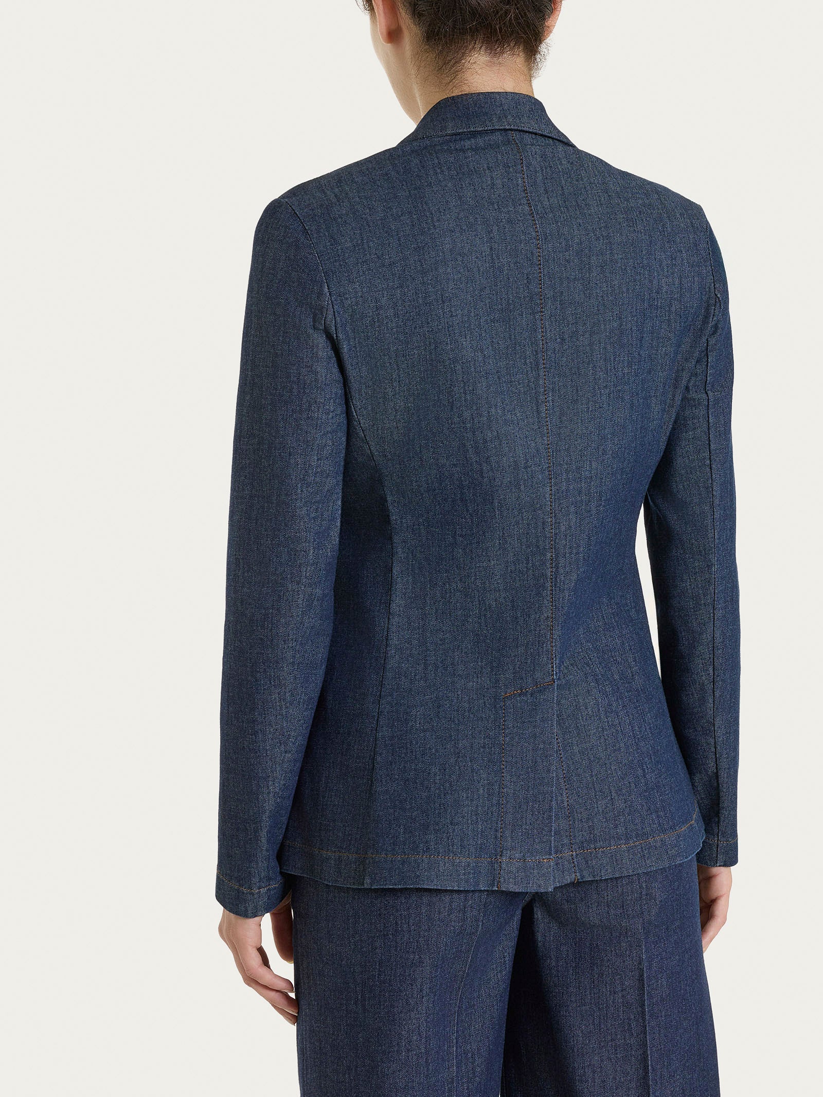 Blazer due bottoni in Light Denim Viola Donna - Ragno