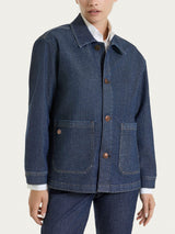 Giubbotto in Light Denim Viola Donna - Ragno