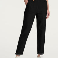 Jeans a carota con tasche in Light Denim Neri Donna - Ragno