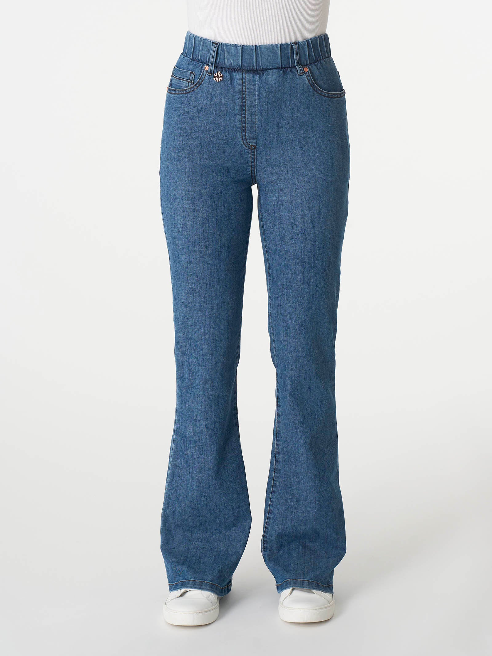 Jeans Flare in Light Denim -  - Ragno