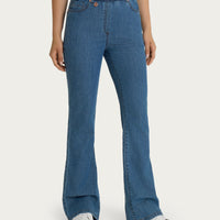 Jeans flare con tasche in Light Denim Blu Donna - Ragno