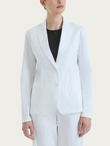 Blazer con due bottoni in Satin Power Bianchi Donna - Ragno
