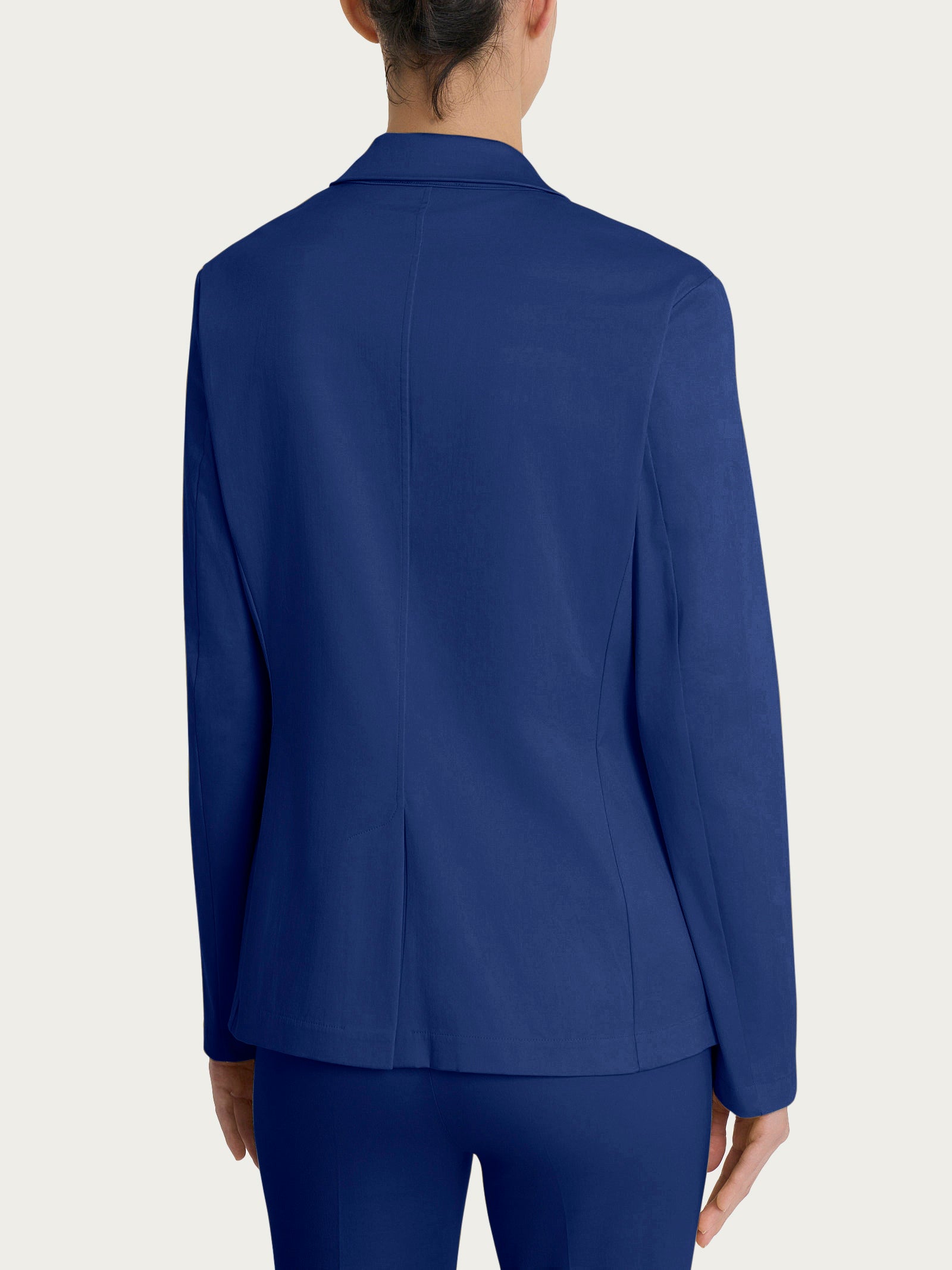 Blazer con due bottoni in Satin Power Blu Donna - Ragno