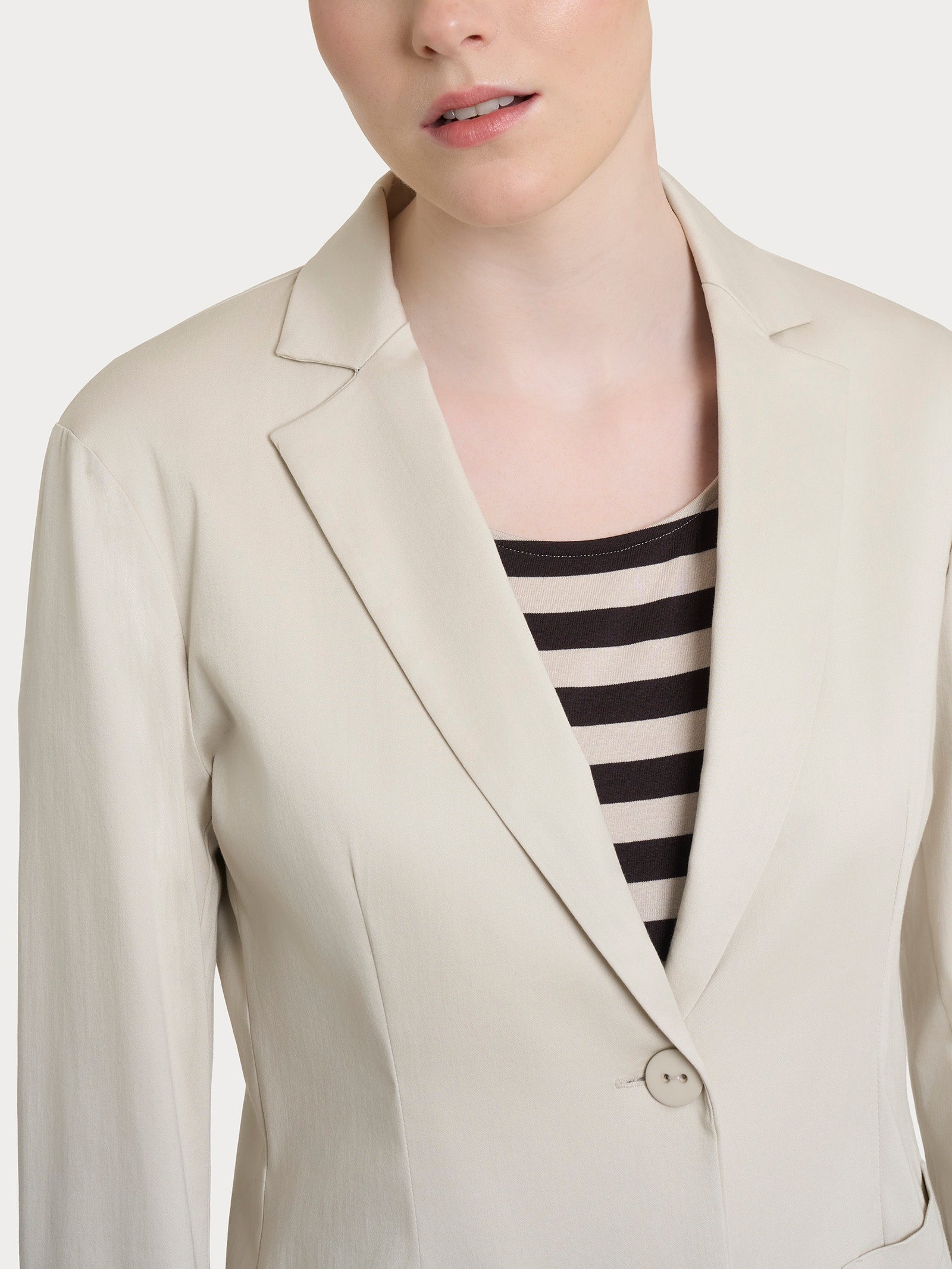 Blazer con due bottoni in Satin Power Bianchi Donna - Ragno