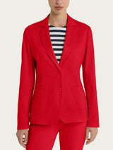 Blazer con due bottoni in Satin Power Rossi Donna - Ragno