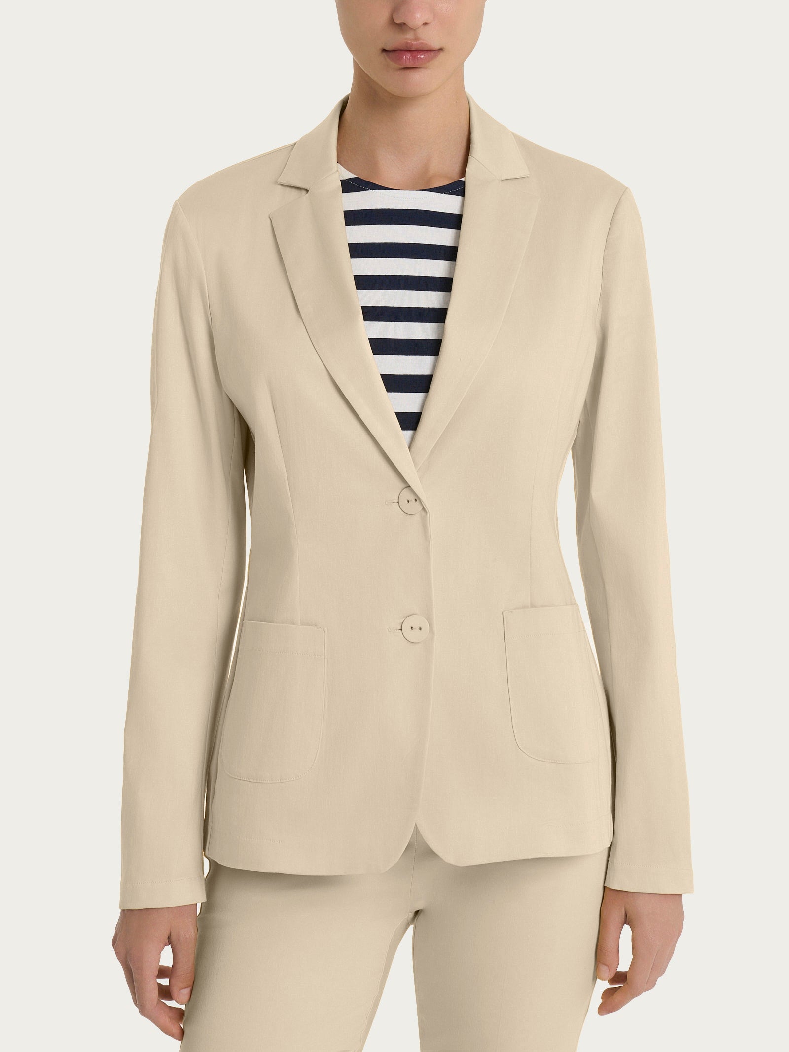 Blazer con due bottoni in Satin Power Marroni Donna - Ragno