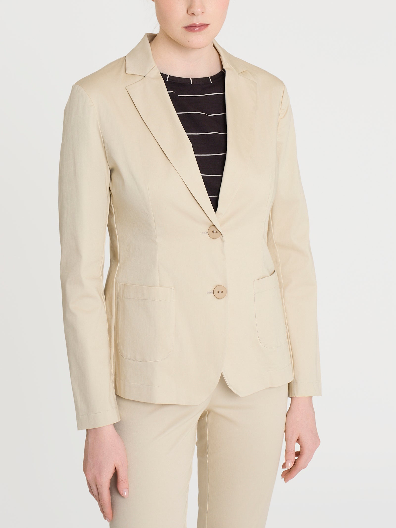 Blazer con due bottoni in Satin Power Marroni Donna - Ragno