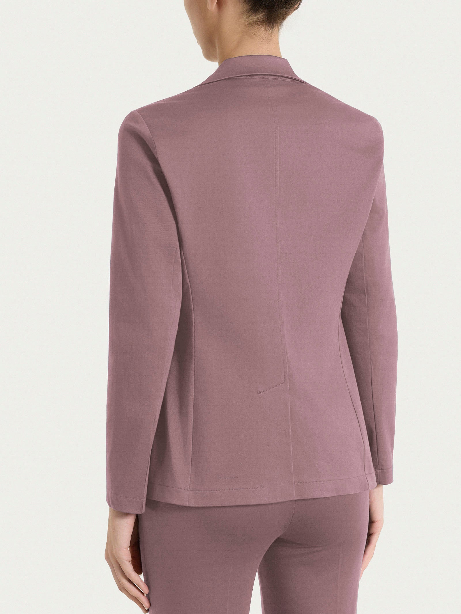 Blazer con due bottoni in Satin Power Viola Donna - Ragno