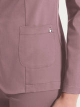 Blazer con due bottoni in Satin Power Viola Donna - Ragno