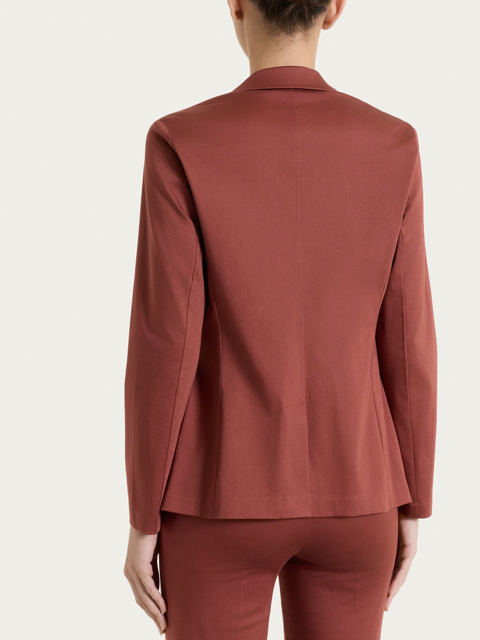 Blazer con due bottoni in Satin Power Marroni Donna - Ragno