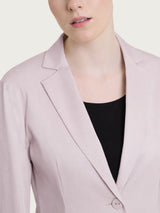Blazer con due bottoni in Satin Power Rosa Donna - Ragno