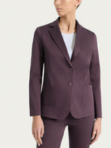Blazer con due bottoni in Satin Power Viola Donna - Ragno