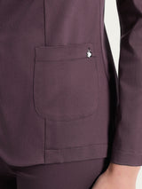 Blazer con due bottoni in Satin Power Viola Donna - Ragno