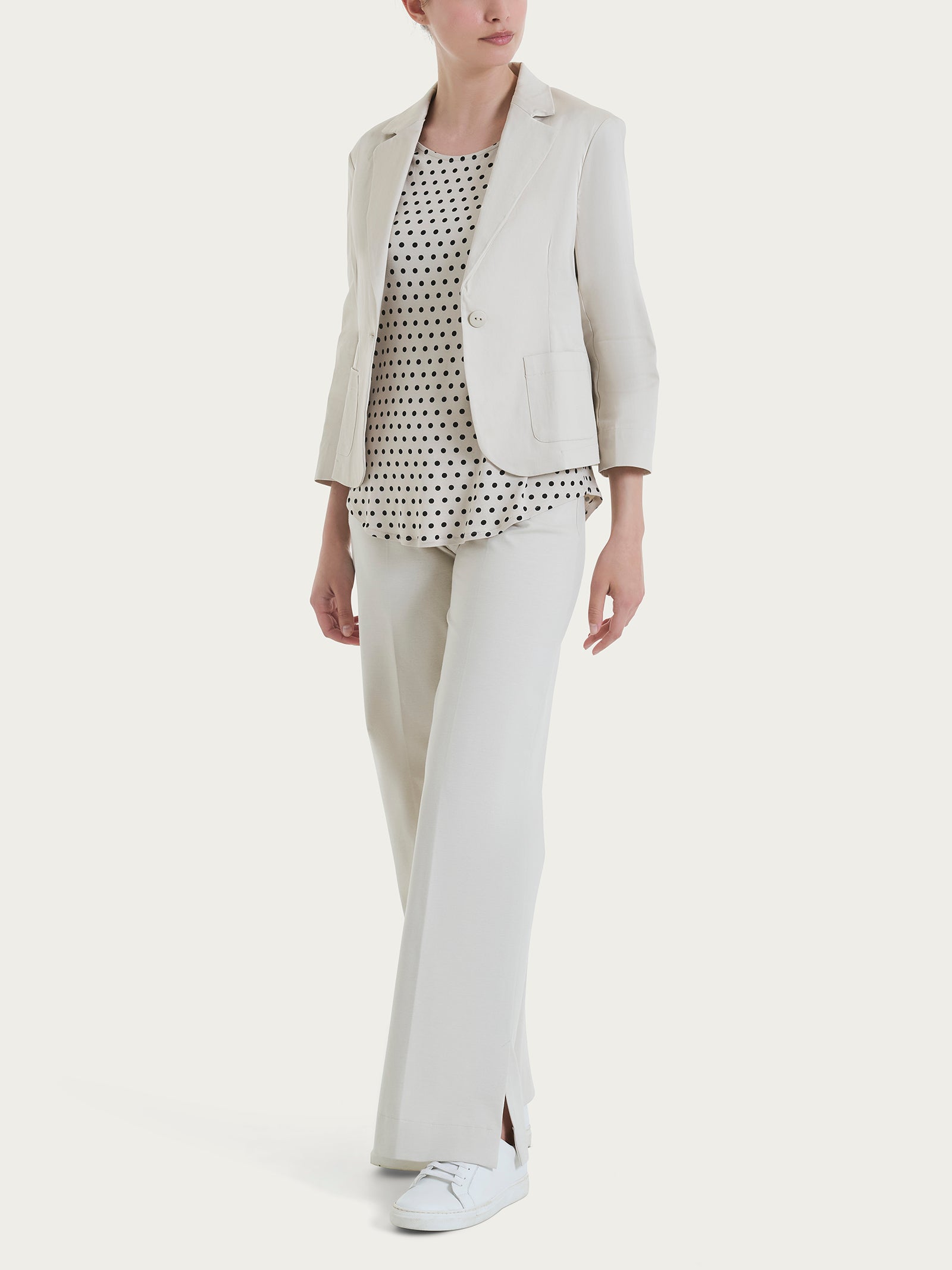 Blazer Donna MINTLIMIT Corto Con Un Bottone - Elegante, Risvolto Dentellato - Viola Scuro, Taglia S - Foto 12