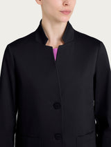 Blazer corto in Satin Power Neri Donna - Ragno