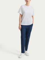 Maglietta con manica over in Slub Jersey Bianchi Donna - Ragno