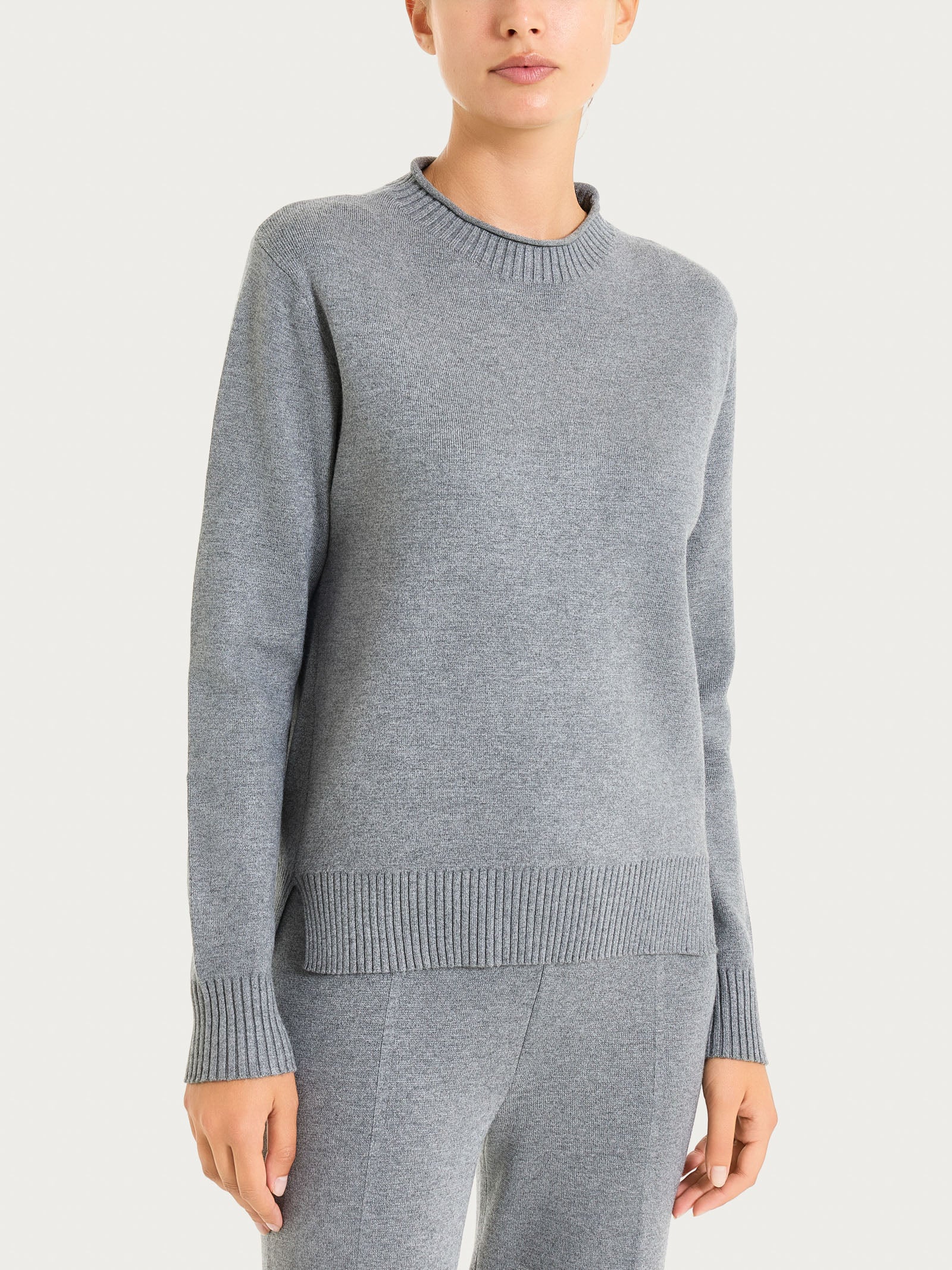 Maglia girocollo in Super Soft  Neri Donna - Ragno