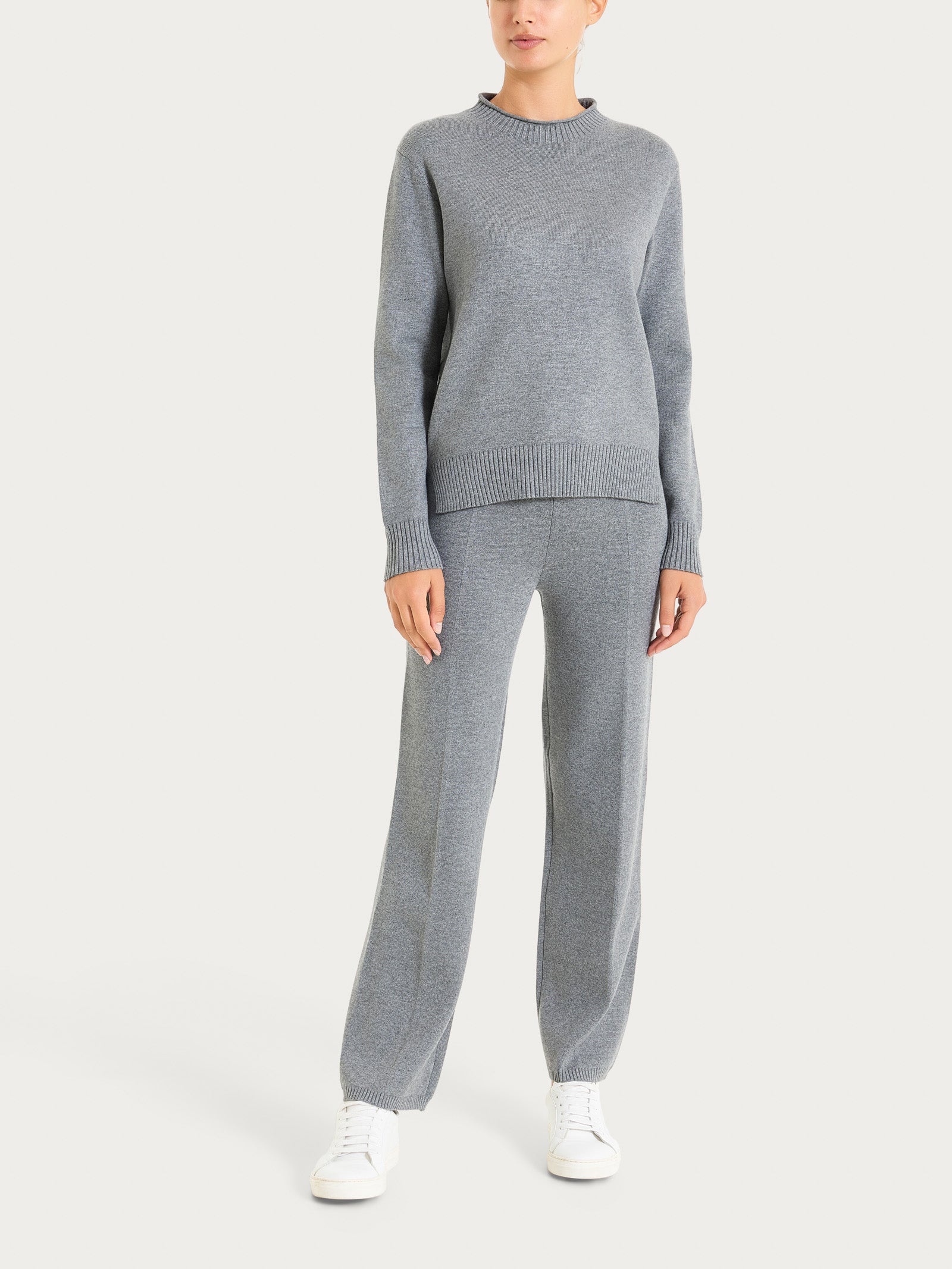 Maglia girocollo in Super Soft  Neri Donna - Ragno