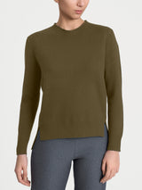Maglia girocollo in Super Soft  Verdi Donna - Ragno