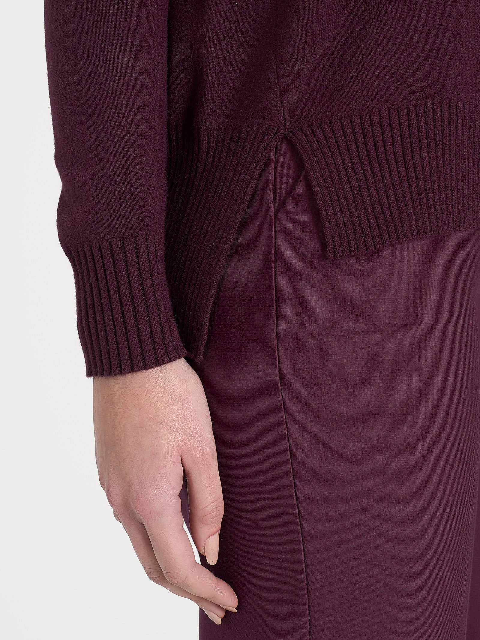 Maglia girocollo in Super Soft  Viola Donna - Ragno