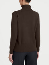 Dolcevita asimmetrico in Super Soft Marroni Donna - Ragno