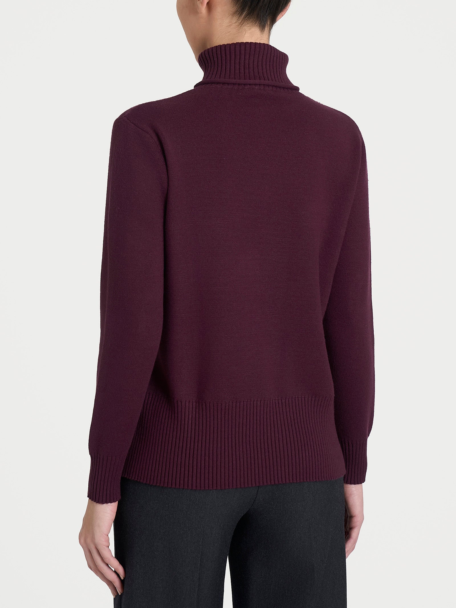 Dolcevita asimmetrico in Super Soft Viola Donna - Ragno