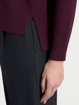 Dolcevita asimmetrico in Super Soft Viola Donna - Ragno