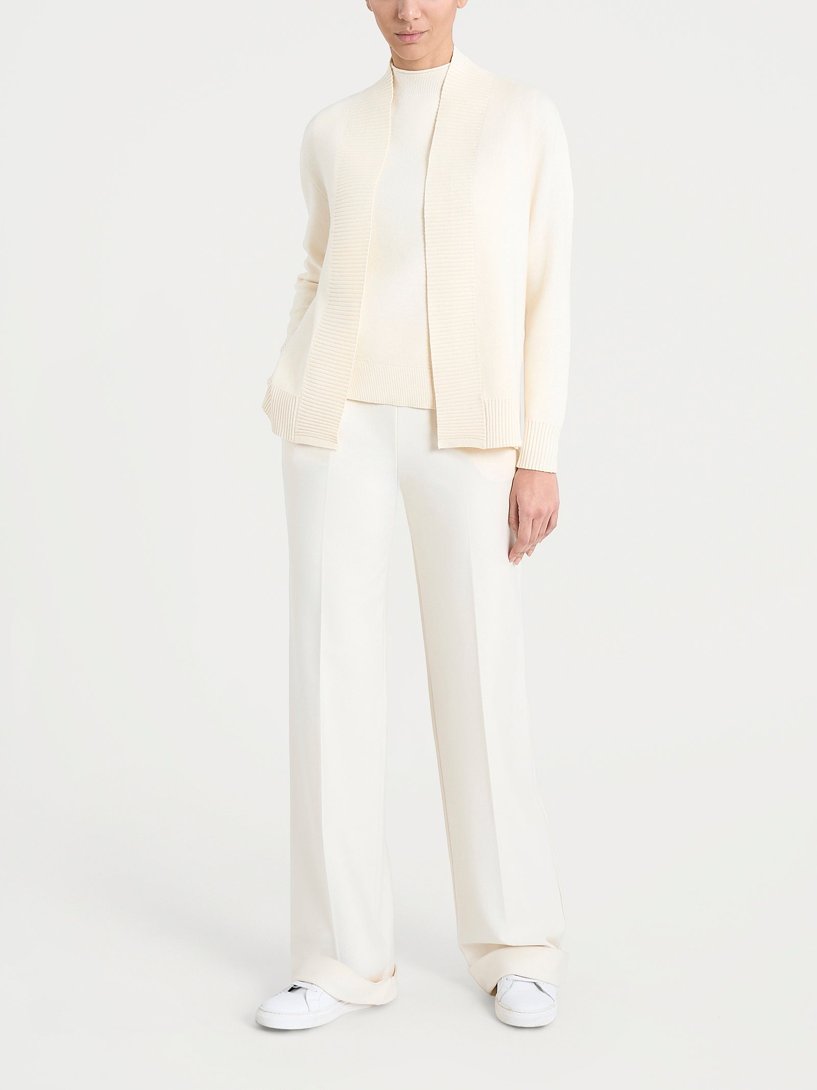 Cardigan aperto in Super Soft  Bianchi Donna - Ragno