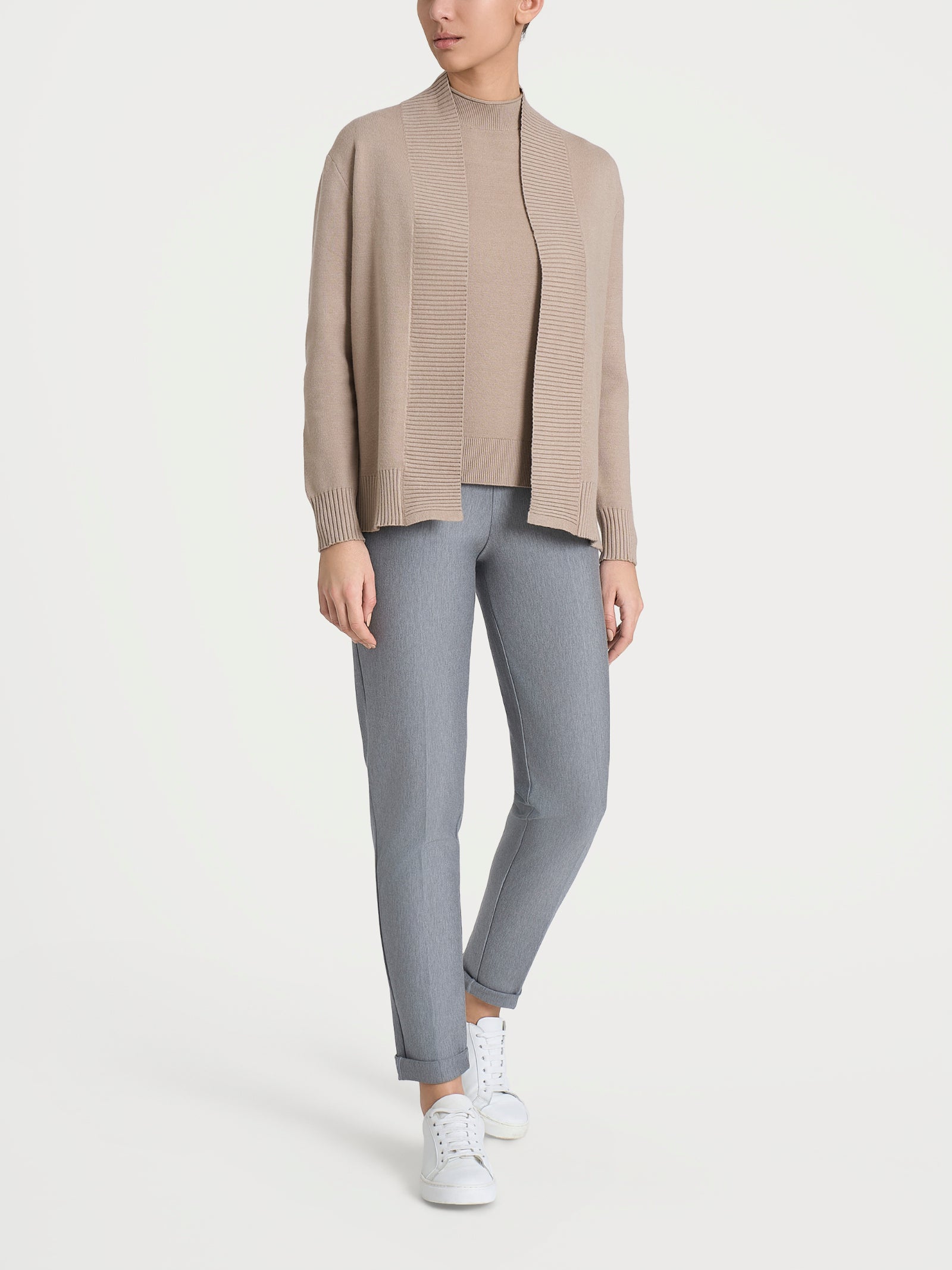 Cardigan aperto in Super Soft  Marroni Donna - Ragno